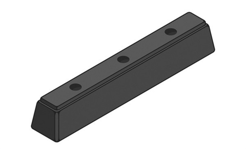 A015 TPX Dock Bumper 490x80x90mm