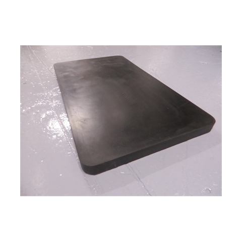 A033 Rubber Front Plate 448x248x50mm 7kg