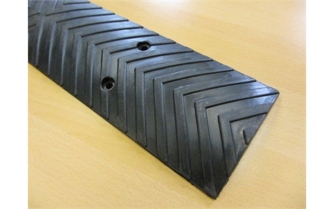 A089 Rubber Wall Guard Black 500x100x15mm