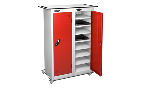 Tablet Charging Single Door Multi Compartment Lockers