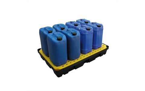 100 Litre Spill Tray - 4 Drum - H175mm x W800mm x D1200mm