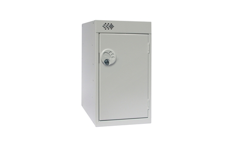Quarto Lockers 511h x 300w x 300d mm - CAM Lock - Door Colour Light Grey