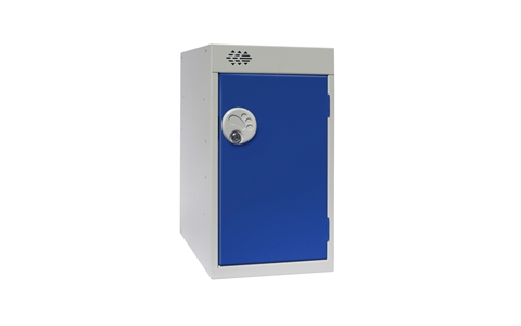 Quarto Lockers 511h x 300w x 450d mm - CAM Lock - Door Colour Blue