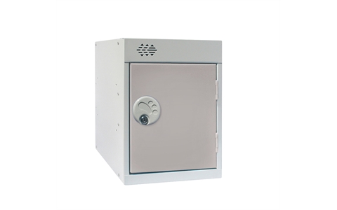 Sixto Lockers 372h x 300w x 300d mm - CAM Lock - Door Colour Light Grey