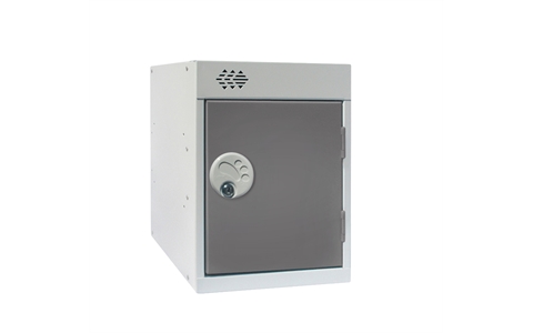 Sixto Lockers 372h x 300w x 300d mm - CAM Lock - Door Colour Dark Grey