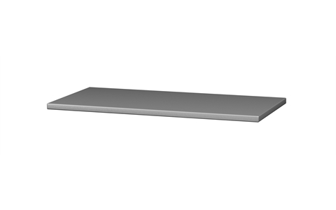 Additional COSHH Genera cabinet shelf - Silver Grey - W915mm x D460mm
