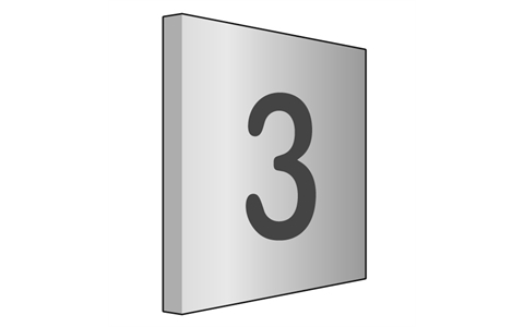 Plastic Number Cards - Number sequence as order