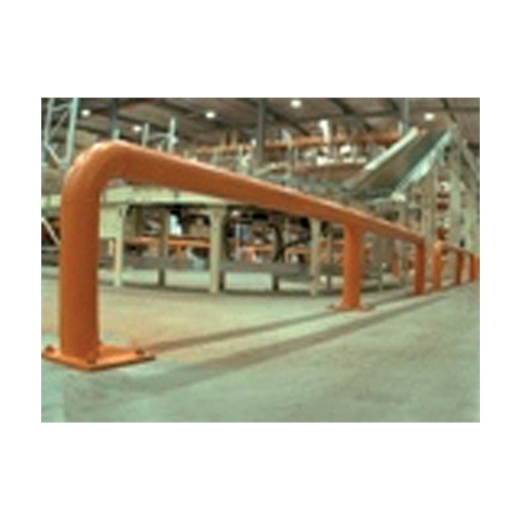 Barrier Protection - Low Level Tubular 1250mm Long x 500mm High - 89mm Diameter Tube