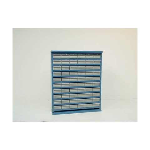 60 Drawer Cabinet Without Doors - Blue Body - H1070mm x W895mm x D305mm