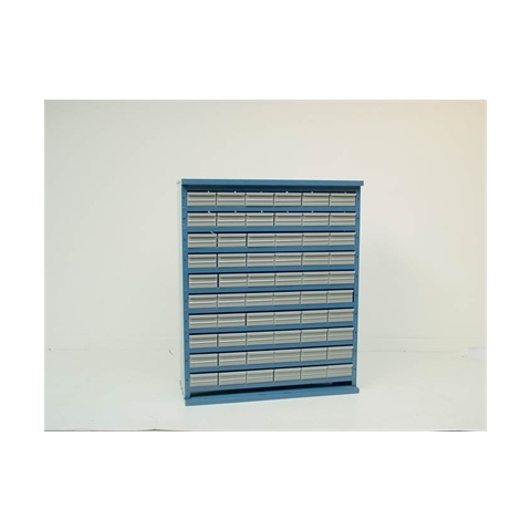 60 Drawer Cabinet Without Doors - Blue Body - H1070mm x W895mm x D460mm