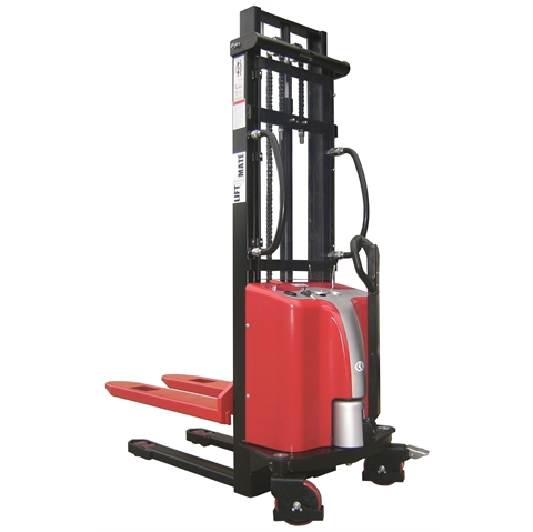 Heavy Duty Electric Lift Stacker  - Lift Height: 3000mm -Fork Length: 1150mm -Width Over Forks: 545mm