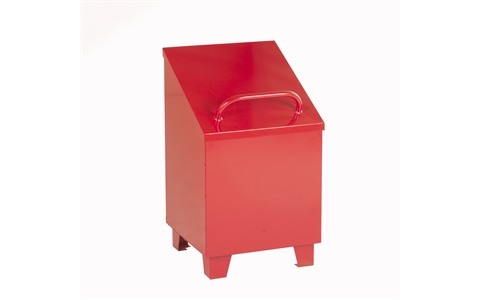 Small Oily Rag Bin - No Liner - Overall Size  H680mm x W410mm x D410mm