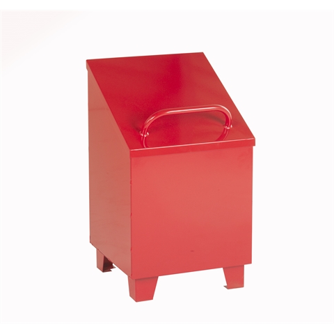 Small Oily Rag Bin - No Liner - Overall Size  H680mm x W410mm x D410mm