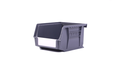 Size 2 Linbins - H75mm x W105mm x D135mm - Pack of 20 - Grey Storage Bins