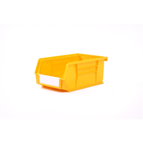 Size 3 Linbins - H75mm x W105mm x D190mm - Pack of 20 - Yellow Storage Bins