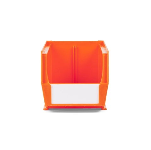 Size 5 Neon Linbins - H130mm x W140mm x D280mm - Pack of 10 - Orange Storage Bins