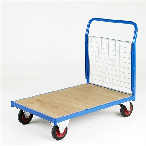 Loading Truck - Mesh Sided - Zinc Plate - Single Ended - Capacity 500Kg - H985mm - L1000 x W700mm