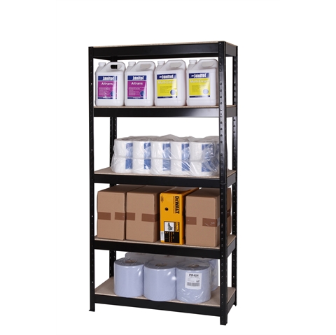 Economy Heavy Duty Boltless Metal Shelving - 5 Shelf - H1880mm x W950mm x D450mm