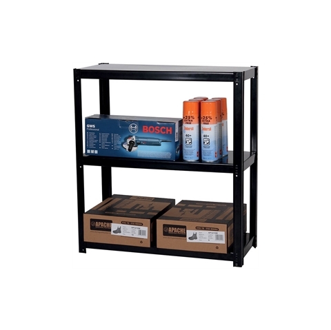 Economy Standard Duty Boltless Metal Shelving  - 3 Shelf - H760mm x W700mm x D300mm