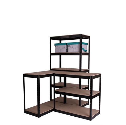 Economy Standard Duty Boltless Metal Shelving  - 3 Shelf - H760mm x W700mm x D300mm