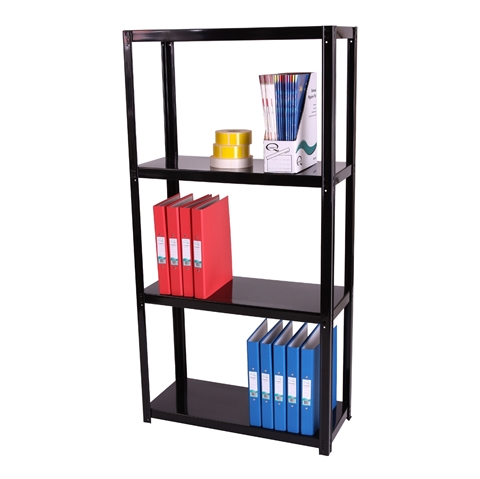 Economy Standard Duty Boltless Metal Shelving  - 4 Shelf - H1400mm x W700mm x D300mm