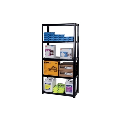 Economy Standard Duty Boltless Metal Shelving  - 5 Shelf - H1500mm x W700mm x D300mm