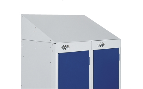 Retro fitted Sloping Tops for Standard Lockers - Nest of 2 - 300w x 300d mm