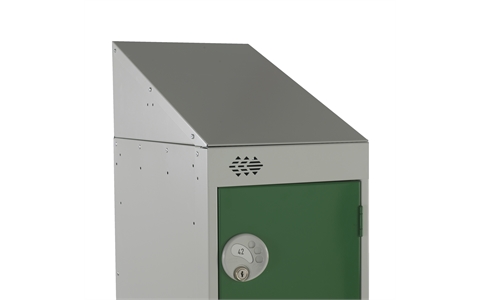 Retro fitted Sloping Tops for Standard Lockers - 450w x 450d mm