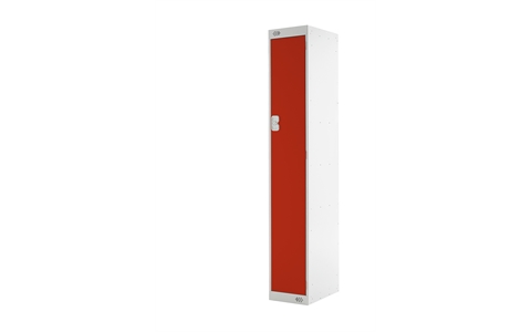 1 Door Fast Delivery Locker 1800h x 300w x 300d mm - CAM Lock - Door Colour Red