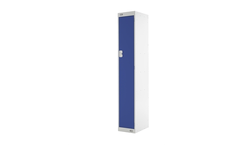 1 Door Fast Delivery Locker 1800h x 300w x 450d mm - CAM Lock - Door Colour Blue