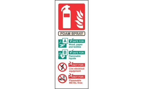 AFFF Extinguisher Identication  - Pack 10