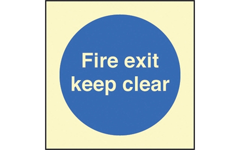 Fire Exit Keep Clear