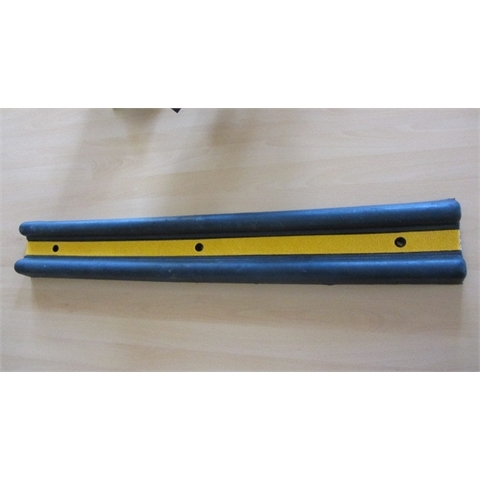 A092 Wall Guard Moulded Rubber 1000x150x55mm