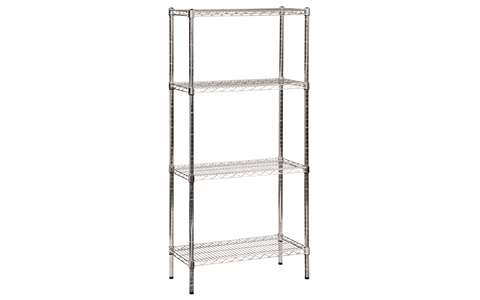 Chrome Wire Shelving Starter Bay
