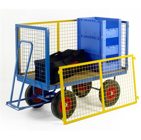 Turntable Trailer Mesh Side Panels