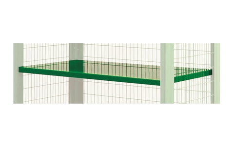 Boxwell Mobile Storage Cage Extra Steel Shelves