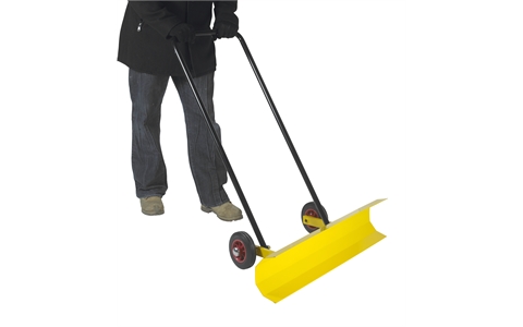 Heavy Duty Adjustable Push Along Snow Plough -  H1000mm x W1000mm x D1140mm