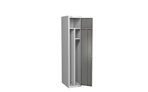 Personal Workwear Locker - 1800h x 380w x 450d mm - CAM Lock - Door Colour Dark Grey