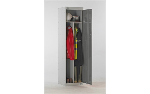 Clean & Dirty Locker - 1800h x 450w x 450d mm - CAM Lock - Door Colour Dark Grey