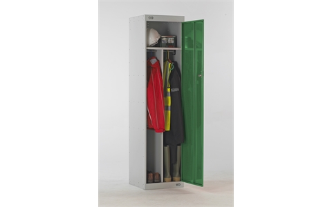 Clean & Dirty Locker - 1800h x 450w x 450d mm - CAM Lock - Door Colour Green