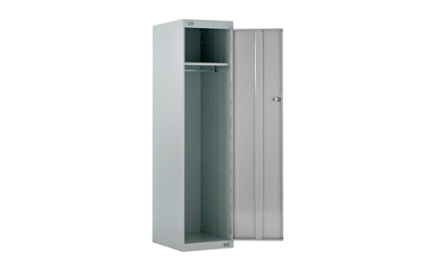 Police Locker - 1800h x 450w x 600d mm - CAM Lock - Door Colour Light Grey