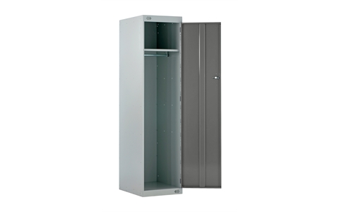 Police Locker - 1800h x 450w x 600d mm - CAM Lock - Door Colour Dark Grey