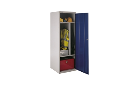 Crew Locker 1800h x 600w x 600d mm - Blue Doors - CAM Lock