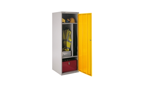 Crew Locker 1800h x 600w x 600d mm  - Yellow - CAM Lock