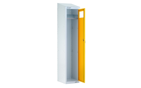 Garment Collector - Door Colour Yellow - 1778h x 381w x 457d mm - CAM Lock