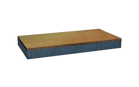 Stockrax Galvanised Heavy Duty Extra Shelf Level- W1500mm x D450mm - Chipboard Deck - On Channel Beams