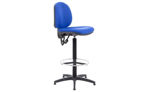 Concept Draughtsman Chair Permanent Contact Back Royal Blue
