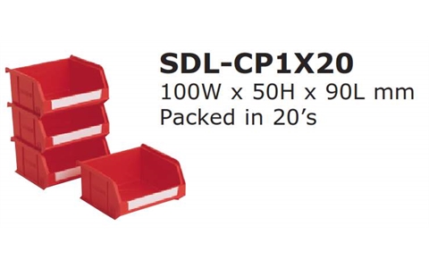 Link51 CP1 Container Red (Pack of 20)