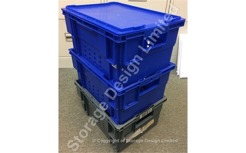 Stack Nest Container 400x300x190mm BLUE