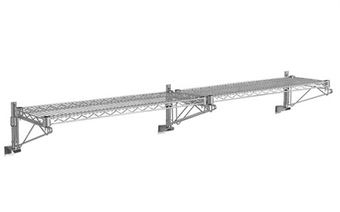Chrome Wire Shelving Extra Shelf Level - Overall Size  D460mm x W915mm